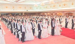 祝福結婚式の様子 祝福結婚式の様子