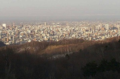 札幌市街地遠景